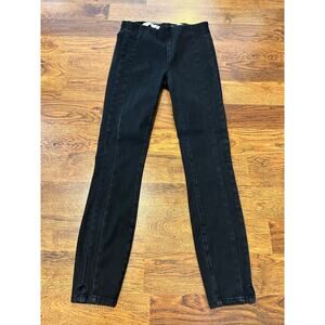 Pilcro and the Letterpress High Rise Denim Leggings Black Size 27 Skinny Stretch